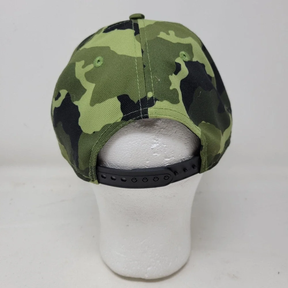 Chicago Cubs Hat Cap Snap Back Mens One Size Camo Green MLB Baseball New Era